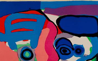 Artwork thats part of the college collection