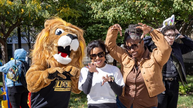 Dr Marshall with Roary 