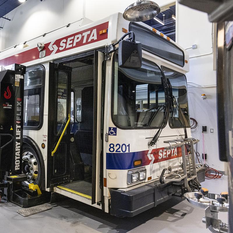 Image of a large city bus.