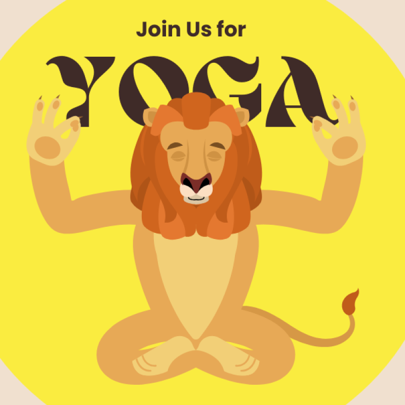 Roary doing yoga