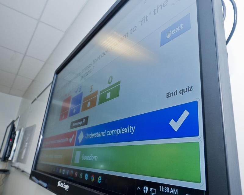 Smartboard in a class roon