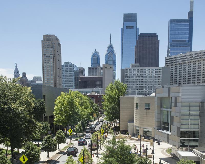 View of main campus on 17th street