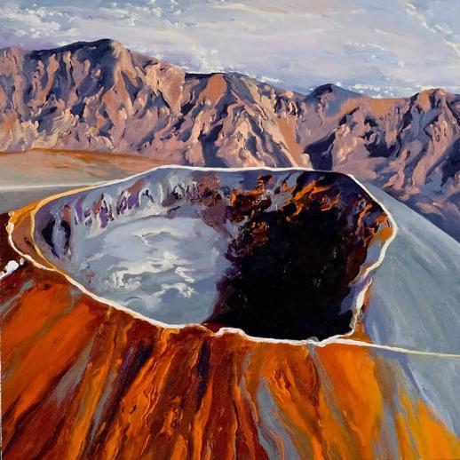 Diane Burko Versuvius #2